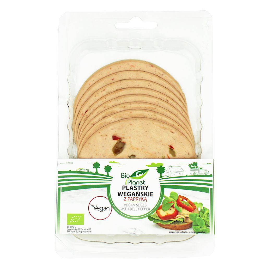 przecena PLASTRY WEGAŃSKIE Z PAPRYKĄ BIO 100 g - BIO PLANET