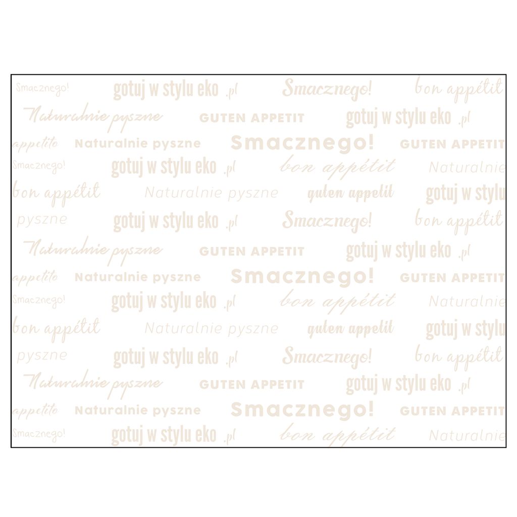 PAPIER DO PAKOWANIA ŻYWNOŚCI 60 x 40 cm - RYZA 5 kg