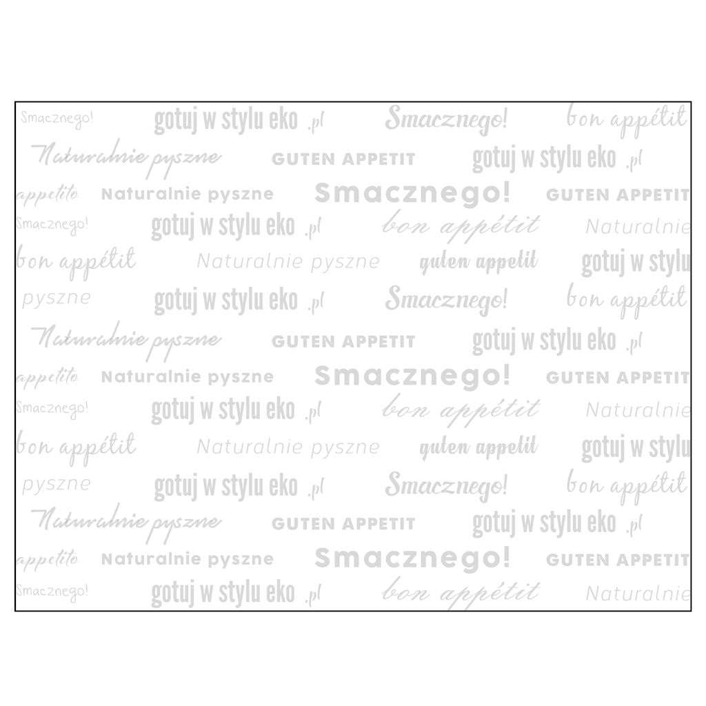 PAPIER DO PAKOWANIA ŻYWNOŚCI 30 x 40 cm - RYZA 5 kg