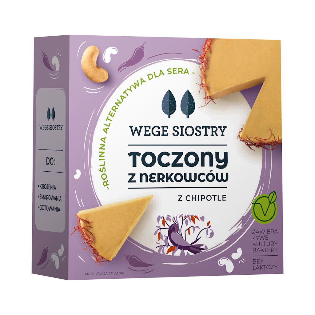 przecena WEGAŃSKA ALTERNATYWA SERA Z ORZECHÓW NERKOWCA Z PAPRYKĄ...
