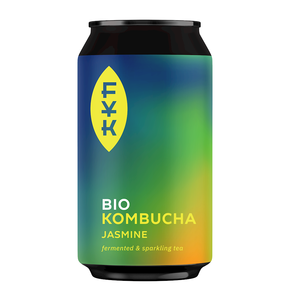 KOMBUCHA HERBATA ZIELONA JAŚMINOWA BEZGLUTENOWA BIO 330 ml - FOREVER...