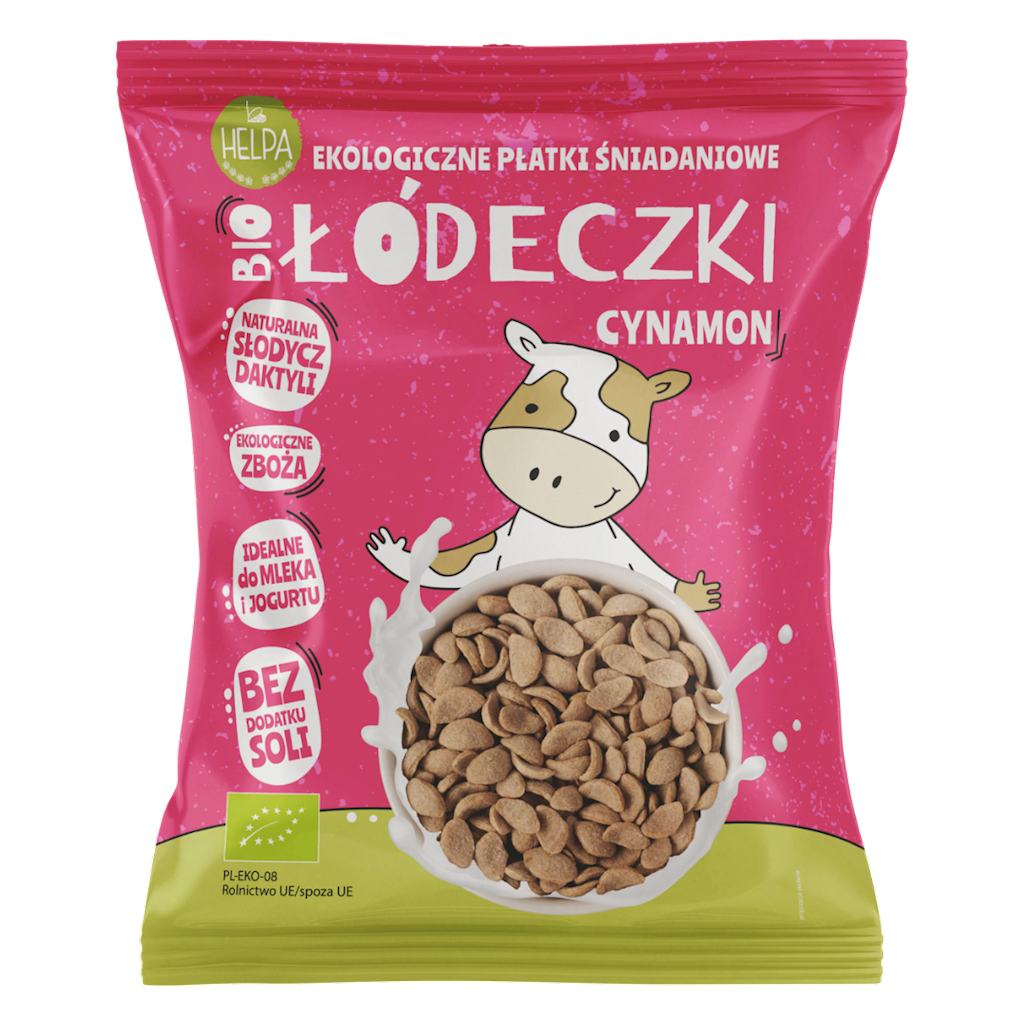 ŁÓDECZKI JAGLANO - OWSIANE Z CYNAMONEM BEZ DODATKU CUKRÓW BIO 260 g...