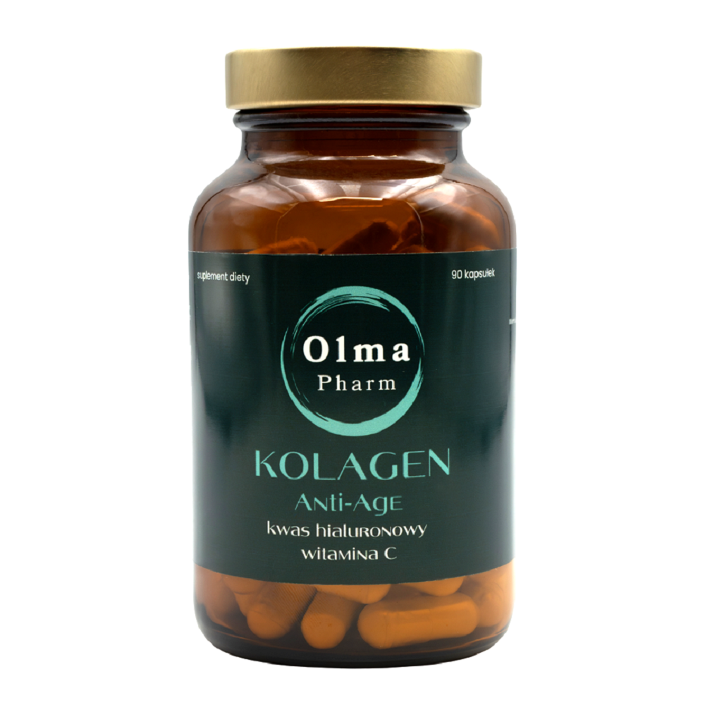 KOLAGEN ANTI-AGE Z KWASEM HIALURONOWYM I WITAMINĄ C 90 KAPSUŁEK...