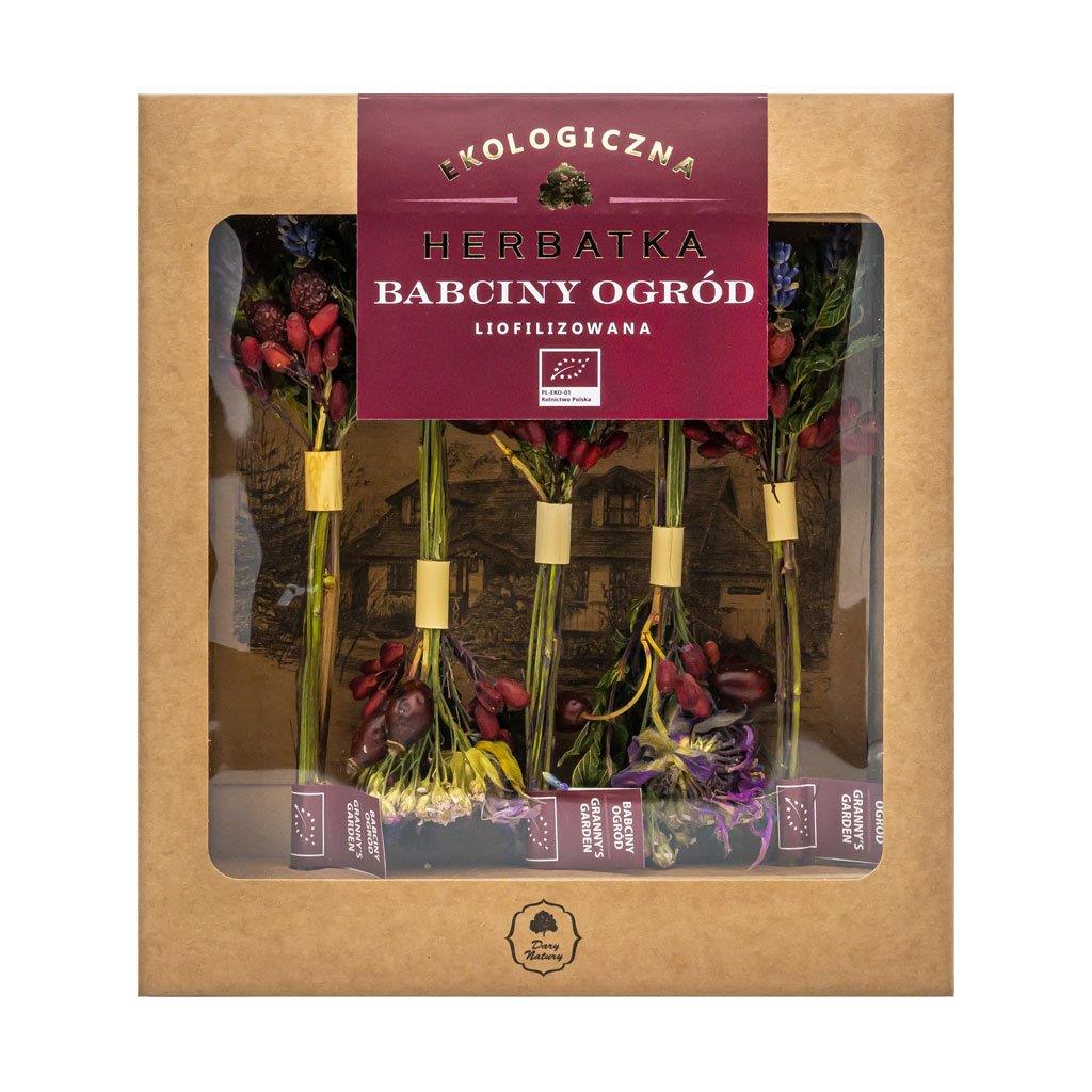 HERBATKA NA PATYKU BABCINY OGRÓD LIOFILIZOWANA BIO (5 x 4,5 g) 22,5 g...