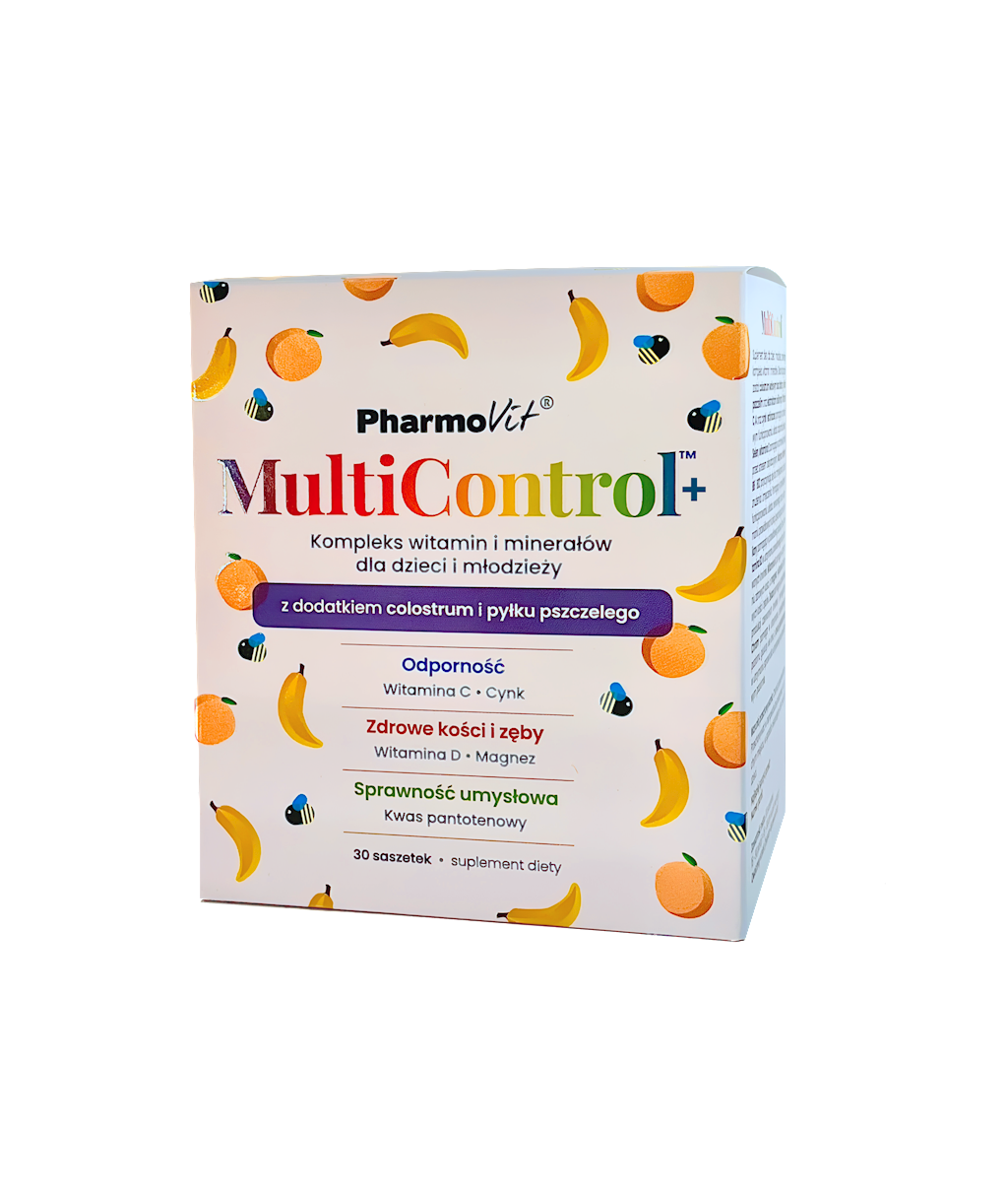MULTIWITAMINA (MULTICONTROL) DLA DZIECI I MŁODZIEŻY BEZGLUTENOWA 30...