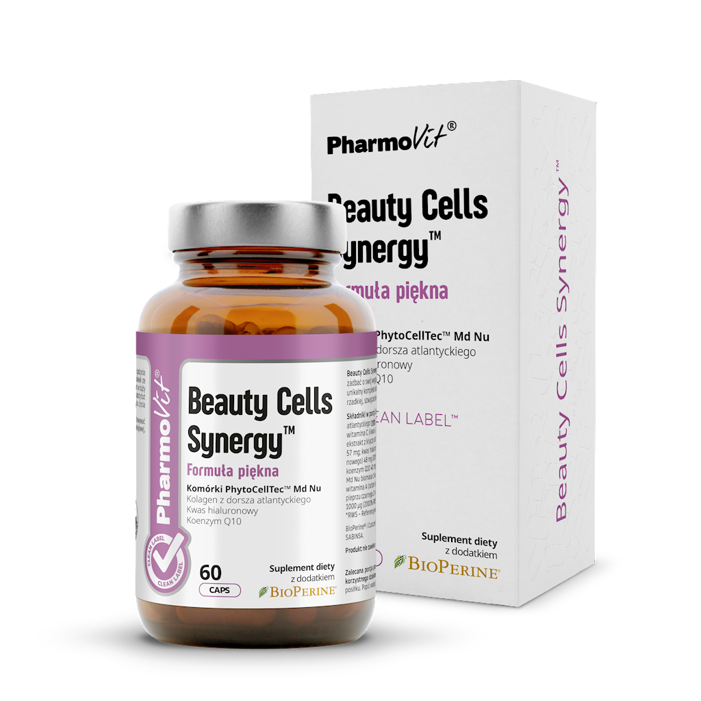 KAPSUŁKI NA PIĘKNY WYGLĄD (BEAUTY CELLS SYNERGY) BEZGLUTENOWE 60...