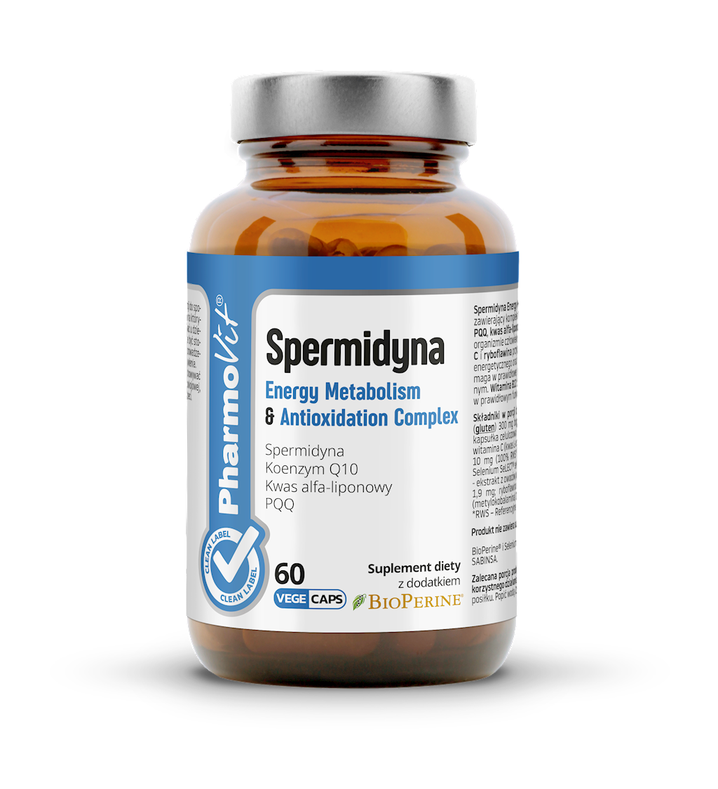 SPERMIDYNA ENERGY METABOLISM & ANTIOXIDATION COMPLEX 60 KAPSUŁEK...