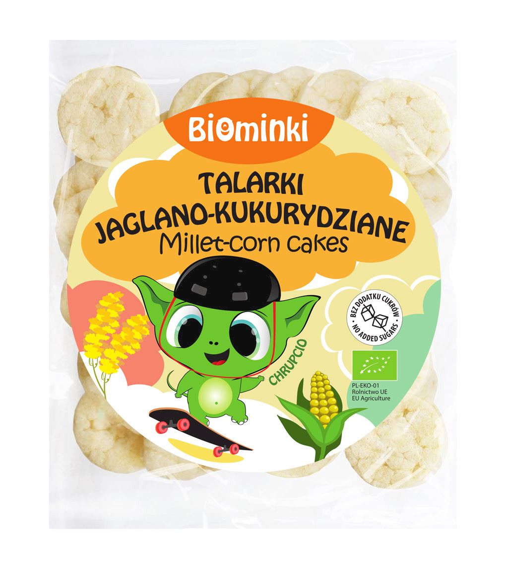TALARKI JAGLANO-KUKURYDZIANE BIO 55 g - BIOMINKI