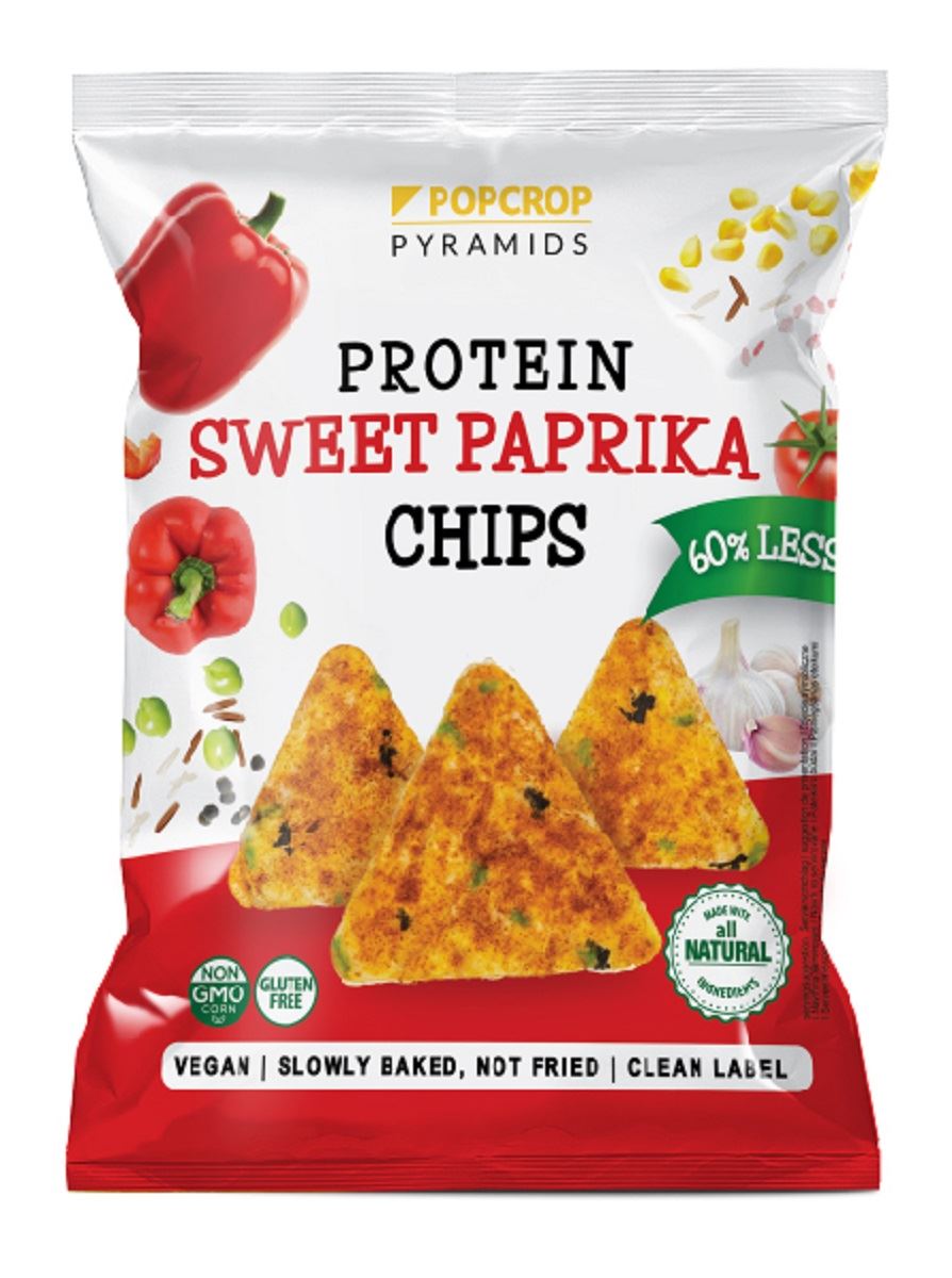 CHRUPKI PIRAMIDKI PROTEINOWE O SMAKU SŁODKIEJ PAPRYKI BEZGLUTENOWE 60...