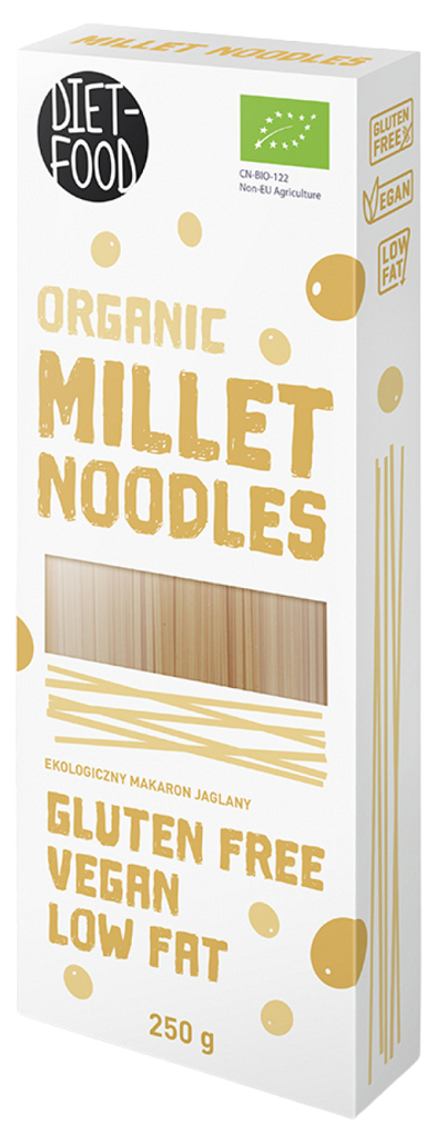 MAKARON (JAGLANY) NOODLE BIO 250 g - DIET-FOOD