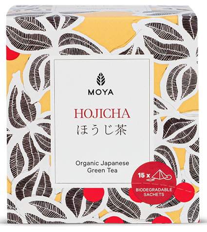 HERBATA ZIELONA HOJICHA JAPOŃSKA BIO (15 x 1,5 g) 22,5 g - MOYA MATCHA