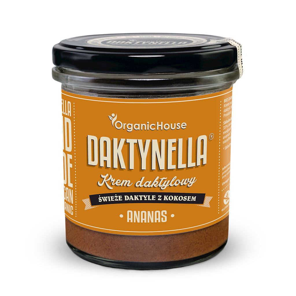 KREM KOKOS - DAKTYLE MEDJOOL - ANANAS BEZGLUTENOWY BIO 280 g...