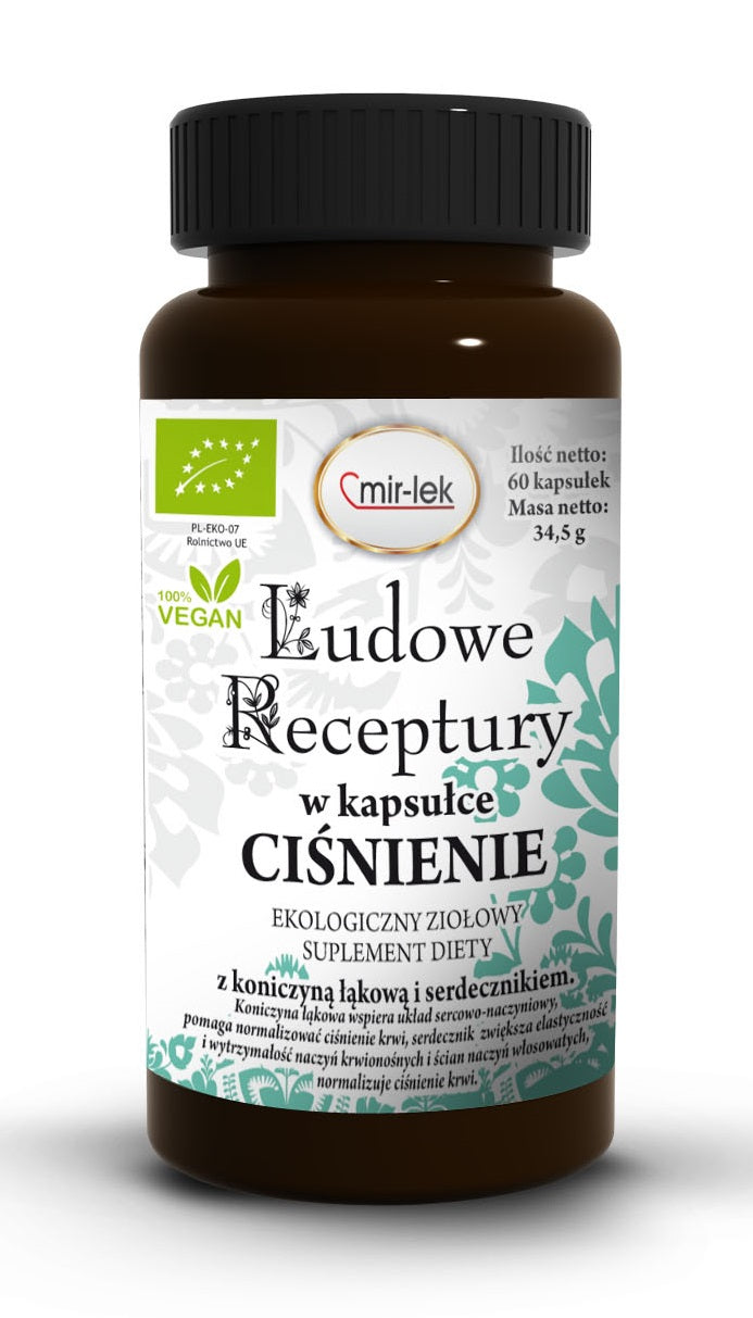 KAPSUŁKI NA CIŚNIENIE KRWI BIO (60 szt.) 27 g - MIR-LEK (LUDOWE...