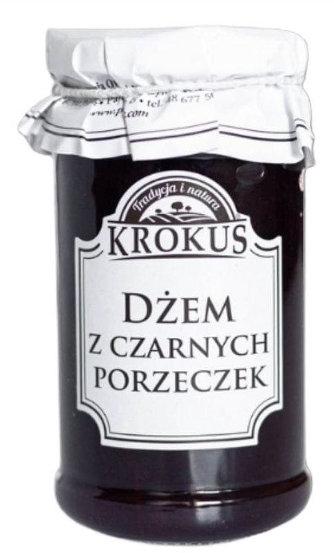 DŻEM Z CZARNYCH PORZECZEK O OBNIŻONEJ ZAWARTOŚCI CUKRU BEZGLUTENOWY...
