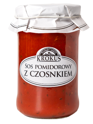 SOS POMIDOROWY Z CZOSNKIEM 340 g - KROKUS