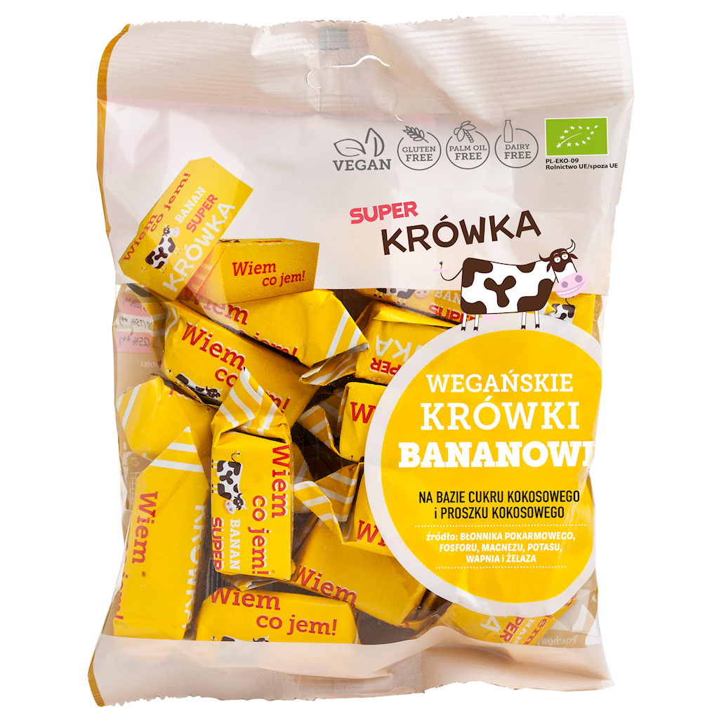 KRÓWKI BANANOWE BEZMLECZNE BEZGLUTENOWE BIO 150 g - ME GUSTO (SUPER...