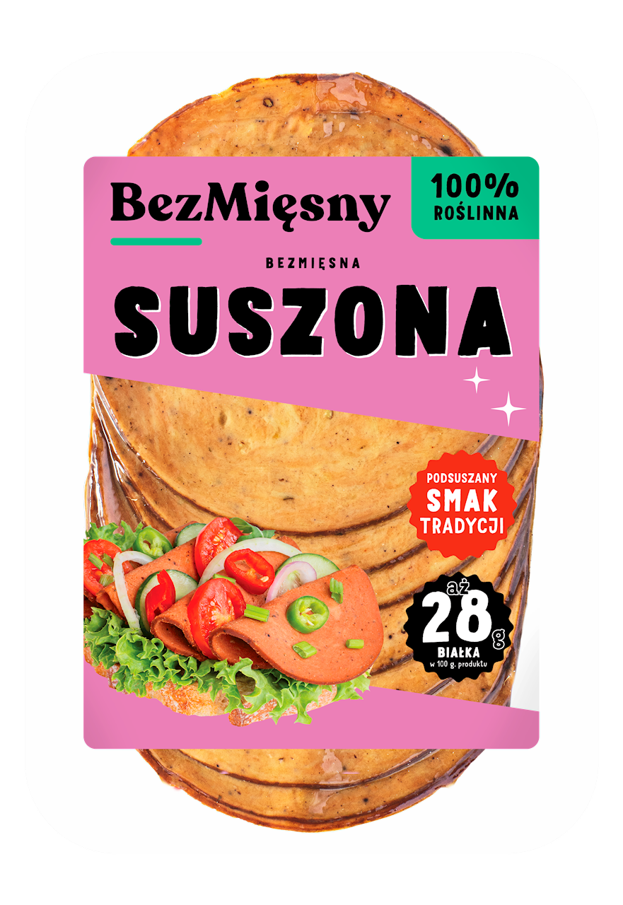 SUSZONA ROŚLINNA PLASTRY 100 g - BEZMIĘSNY
