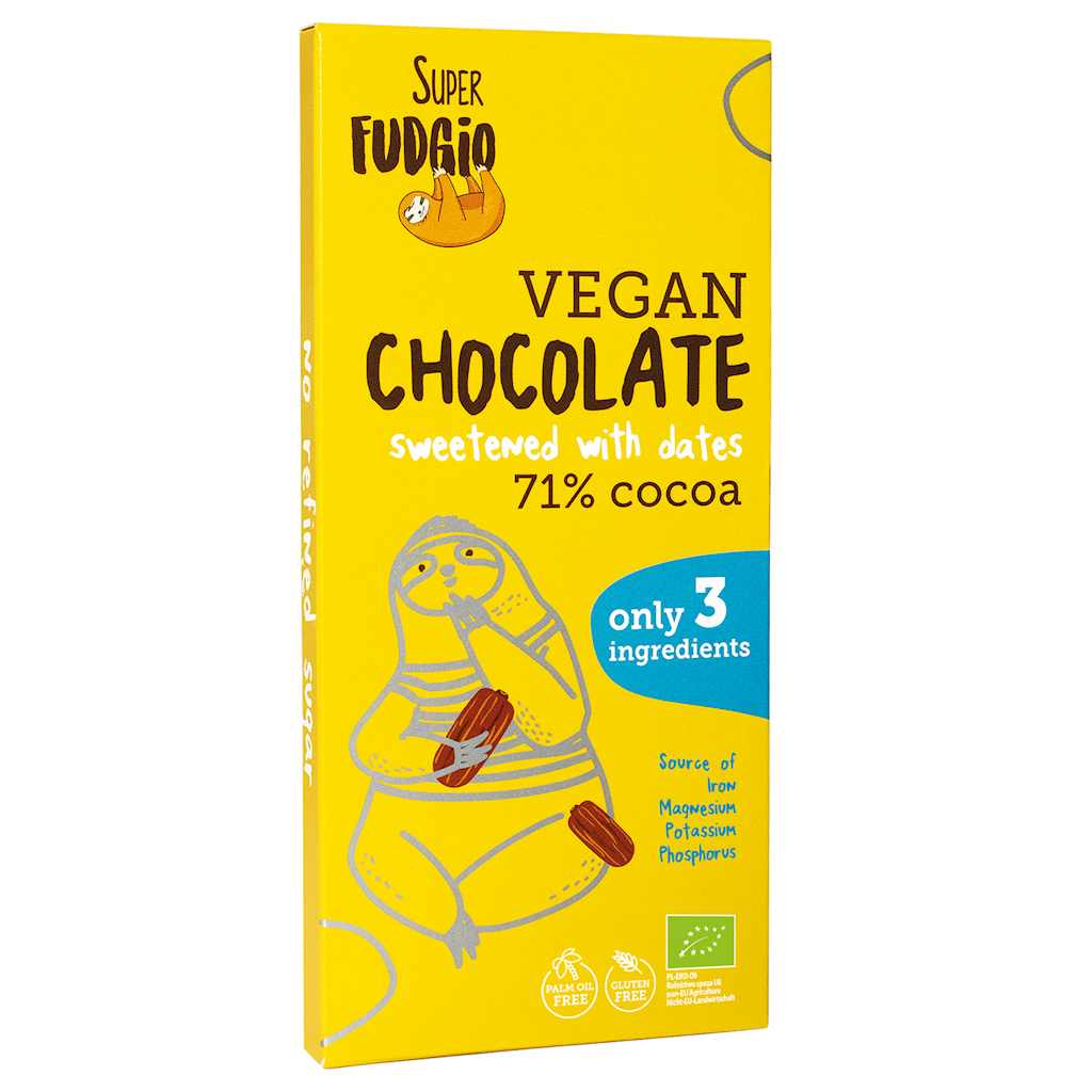 CZEKOLADA SŁODZONA DAKTYLAMI BEZGLUTENOWA BIO 80 g - ME GUSTO (SUPER...