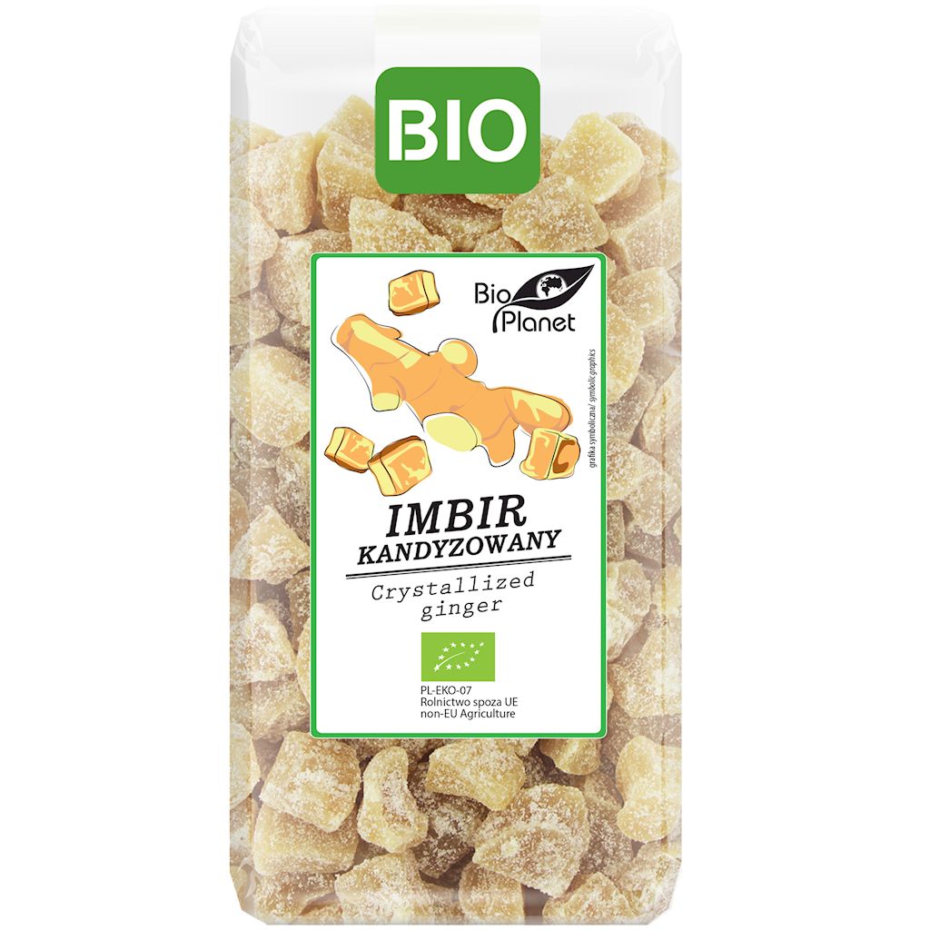 IMBIR KANDYZOWANY BIO 400 g - BIO PLANET