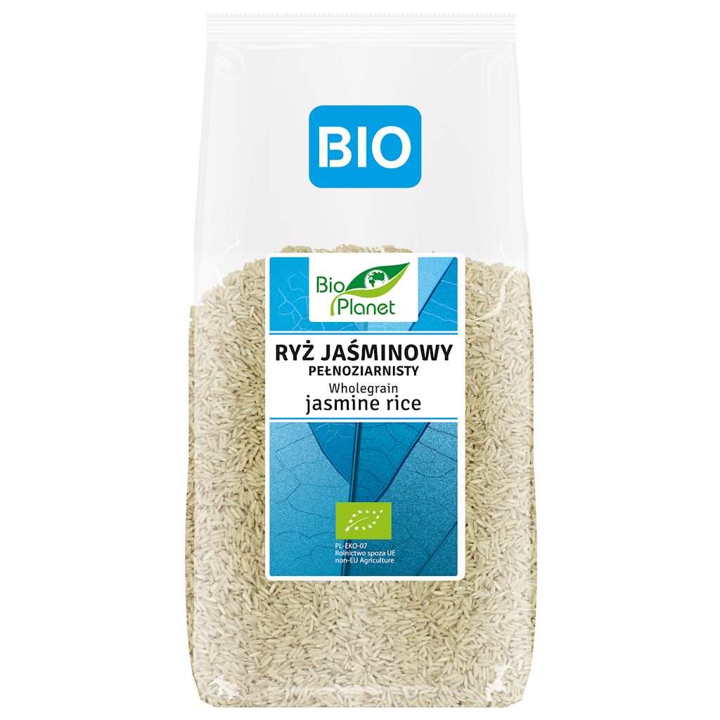 RYŻ JAŚMINOWY PEŁNOZIARNISTY BIO 500 g - BIO PLANET