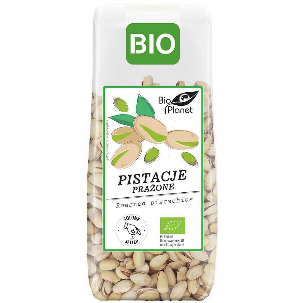 PISTACJE PRAŻONE I SOLONE BIO 100 g - BIO PLANET