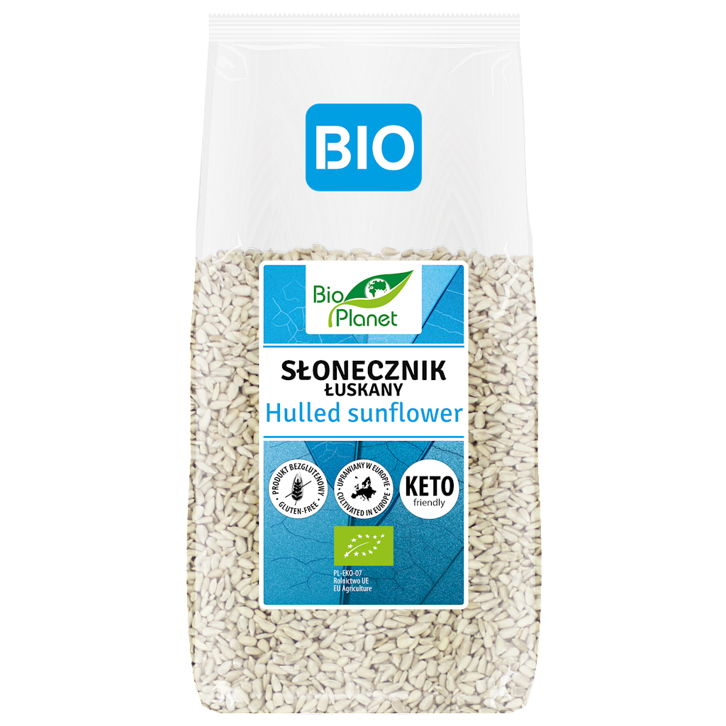 SŁONECZNIK ŁUSKANY BEZGLUTENOWY BIO 350 g - BIO PLANET