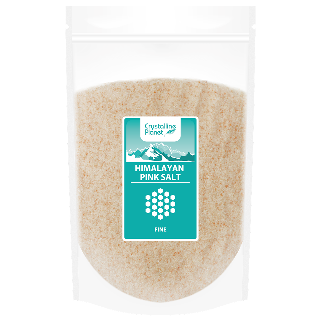 SÓL HIMALAJSKA RÓŻOWA DROBNO MIELONA 1 kg - CRYSTALLINE PLANET