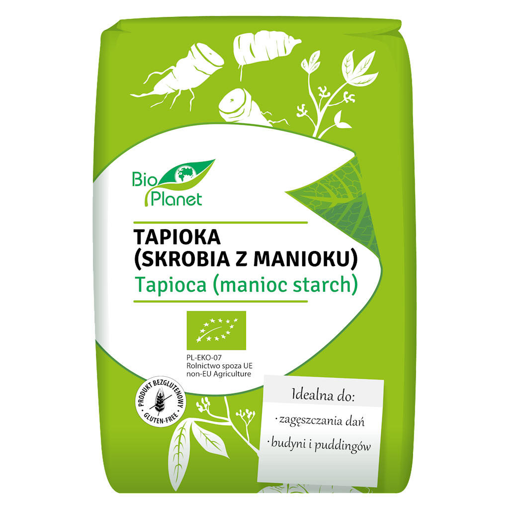 TAPIOKA (SKROBIA Z MANIOKU) BEZGLUTENOWA BIO 400 g - BIO PLANET