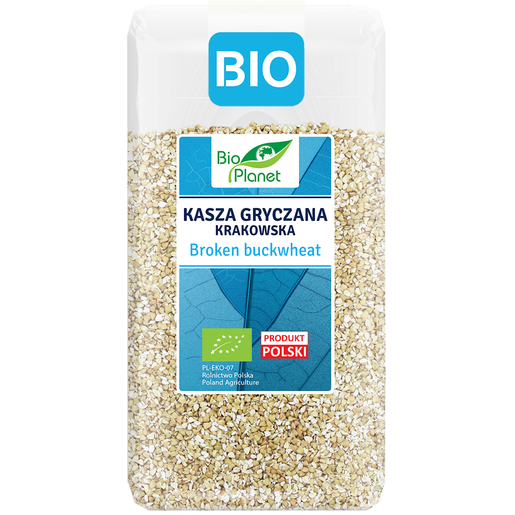 KASZA GRYCZANA KRAKOWSKA NIEPALONA BIO 500 g - BIO PLANET