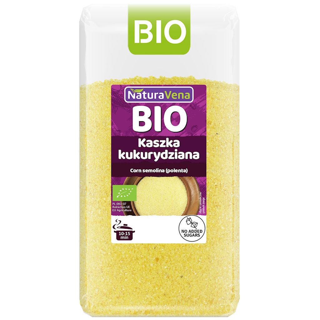 KASZKA KUKURYDZIANA BIO 400 g - NATURAVENA