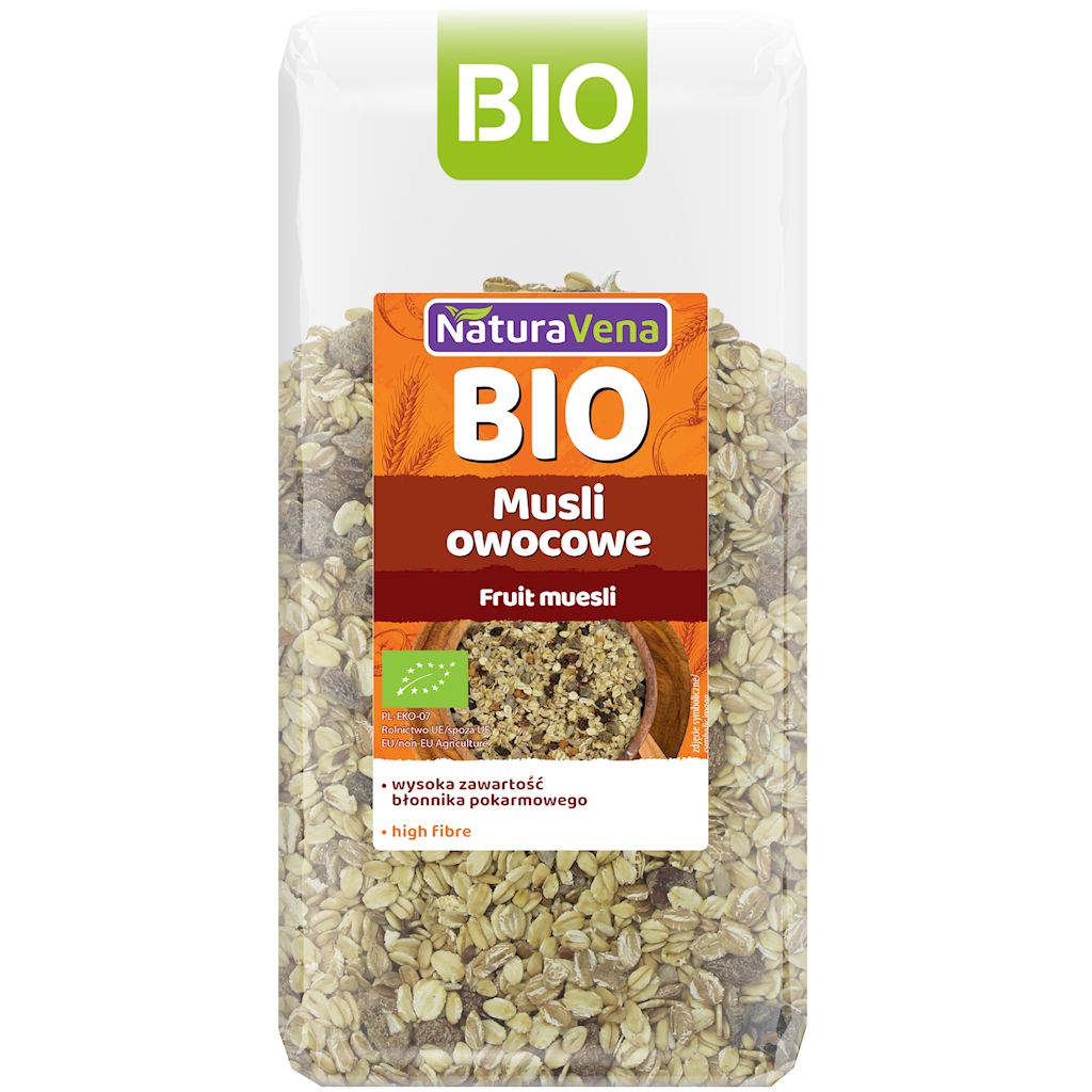 MUSLI OWOCOWE BIO 300 g - NATURAVENA