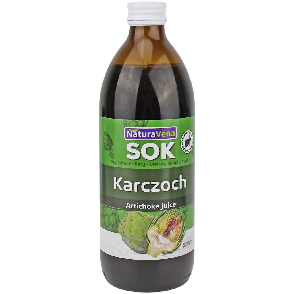 SOK Z KARCZOCHA 500 ml - NATURAVENA