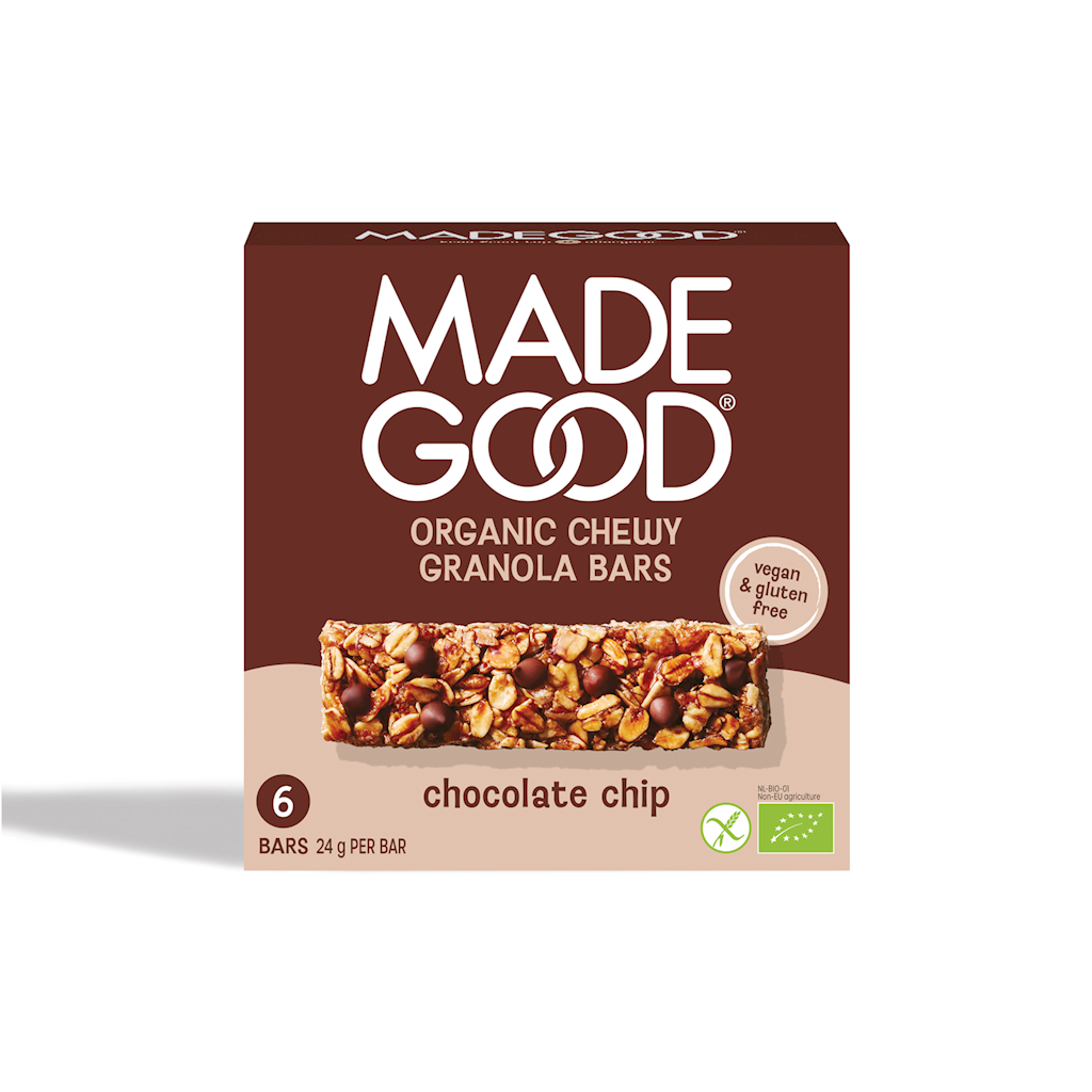 BATONY GRANOLA CRUNCHY Z CZEKOLADĄ BEZGLUTENOWE BIO (6 x 24 g) 144 g...