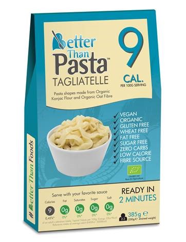 MAKARON (KONJAC) TAGLIATELLE BEZGLUTENOWY BIO 385 g (300 g) - BETTER...