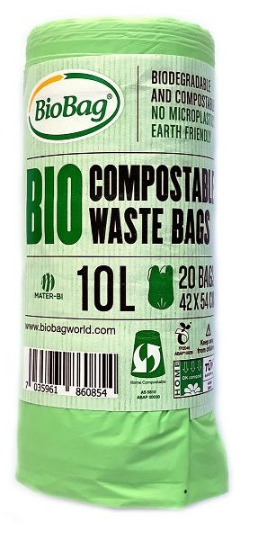 WORKI NA ODPADY BIO I ZMIESZANE 10 L 20 szt. (KOMPOSTOWALNE I...