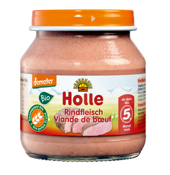 WOŁOWINA BEZ DODATKU CUKRÓW BEZGLUTENOWA OD 5 MIESIĄCA DEMETER BIO...
