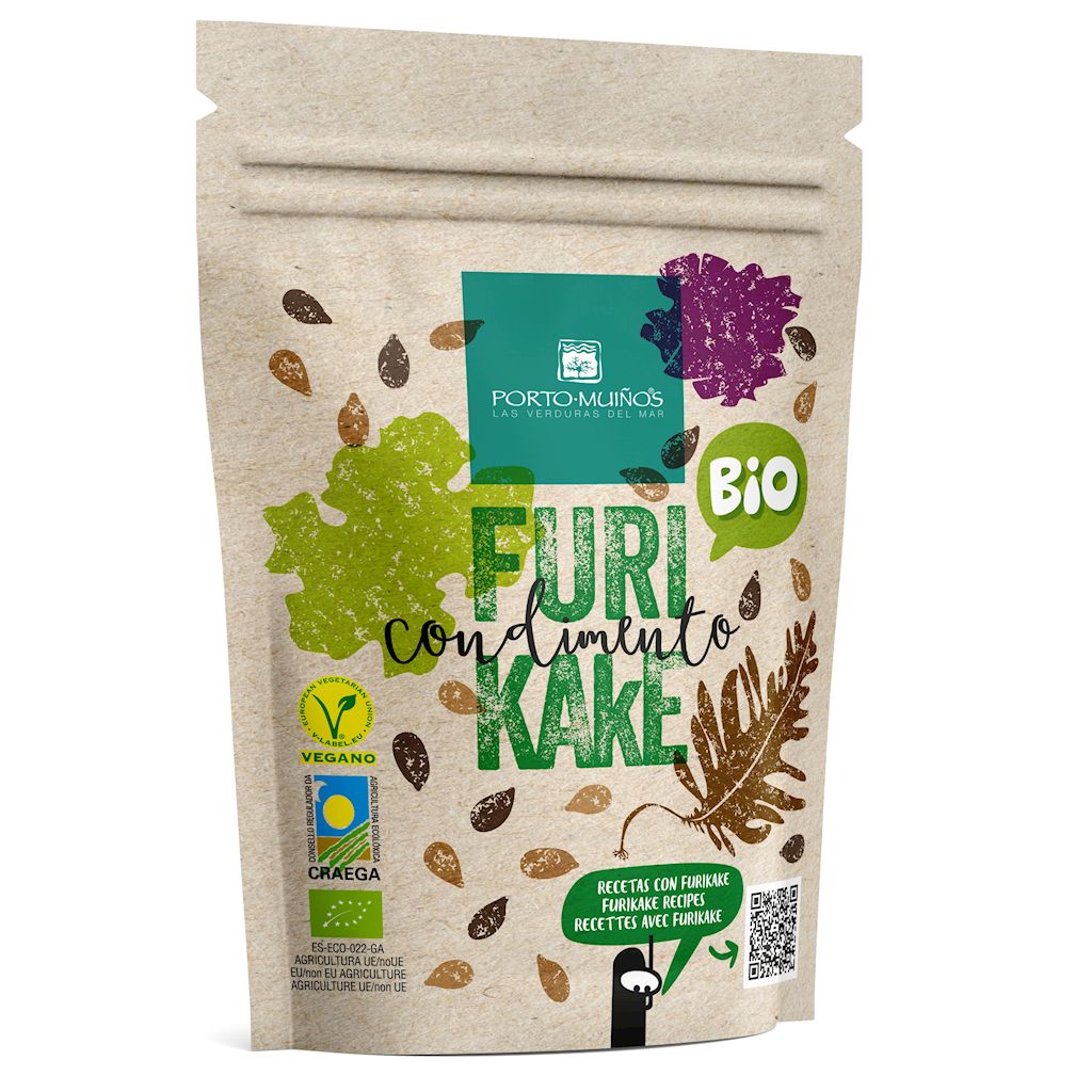 FURIKAKE (MIESZANKA SEZAMU I ALG MORSKICH) BIO 100 g - PORTO MUINOS