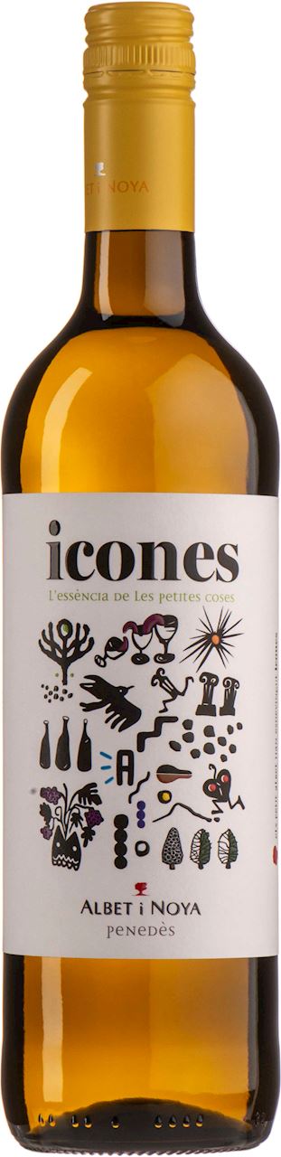 WINO BIAŁE WYTRAWNE BIO 0,75 L (HISZPANIA) - ICONES (ALBERT I NOYA)
