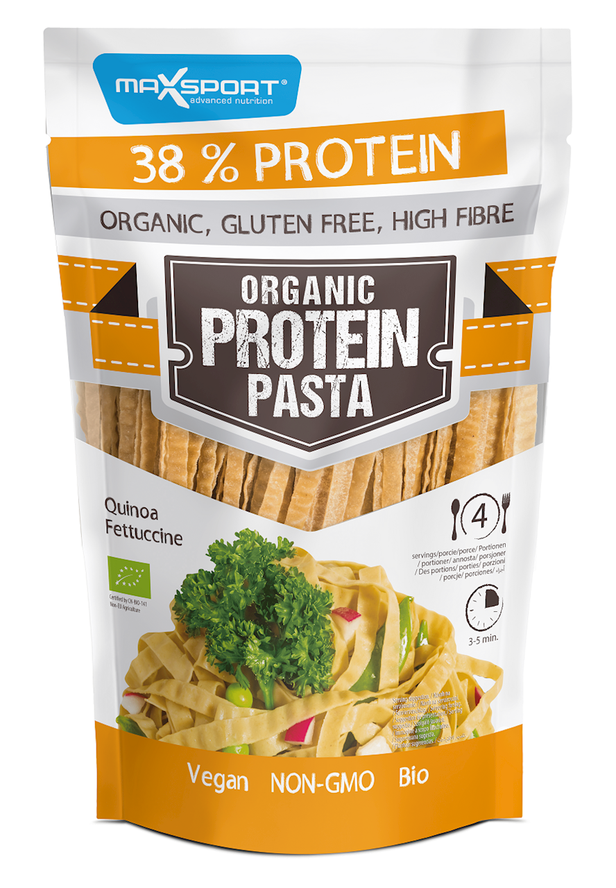 MAKARON PROTEINOWY (Z SOI ZIELONEJ I QUINOA) FETTUCCINE BEZGLUTENOWY...