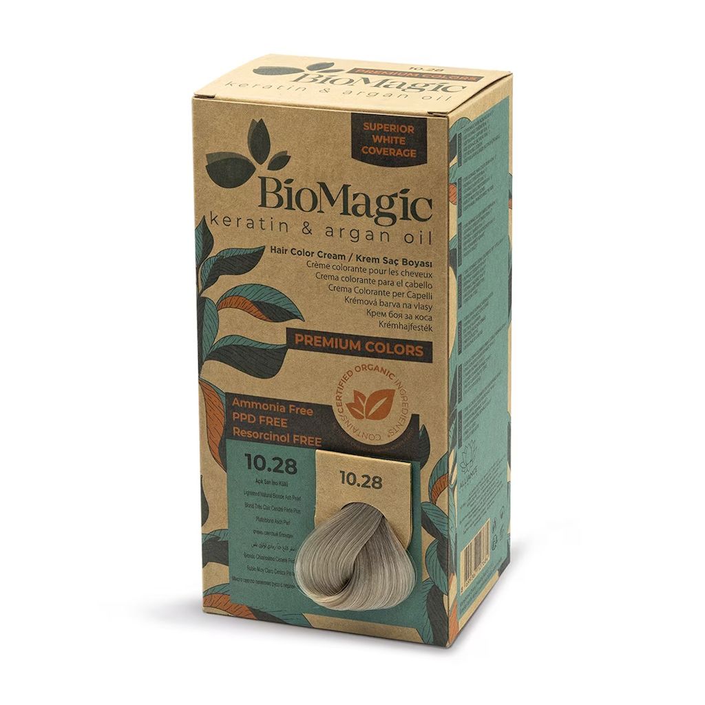 FARBA DO WŁOSÓW POPIELATO PERŁOWY JASNY NATURALNY BLOND (10.28) 170...