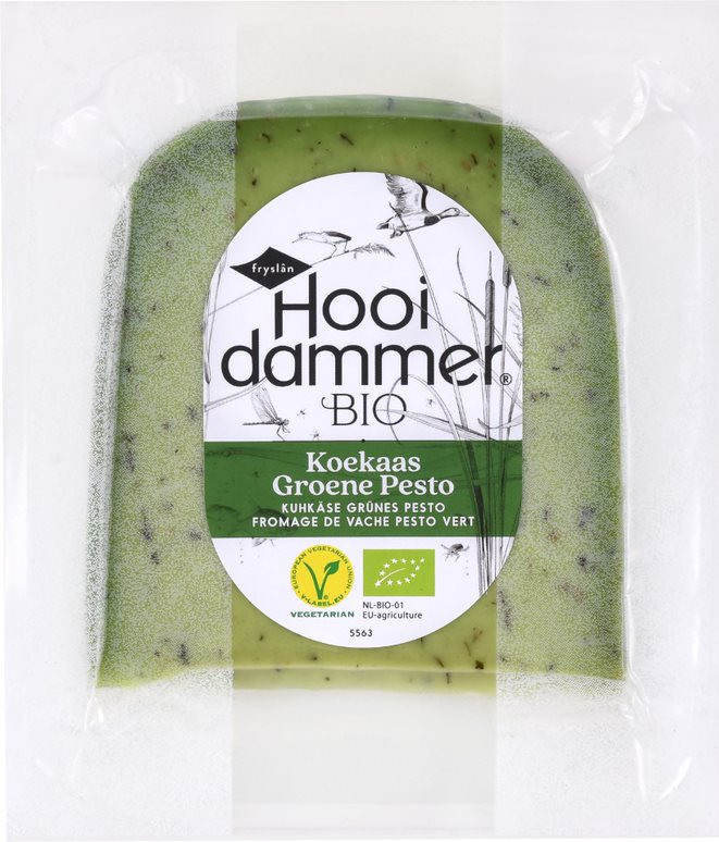 SER DOJRZEWAJĄCY ZIELONE PESTO BIO 200 g - HOOIDAMMER