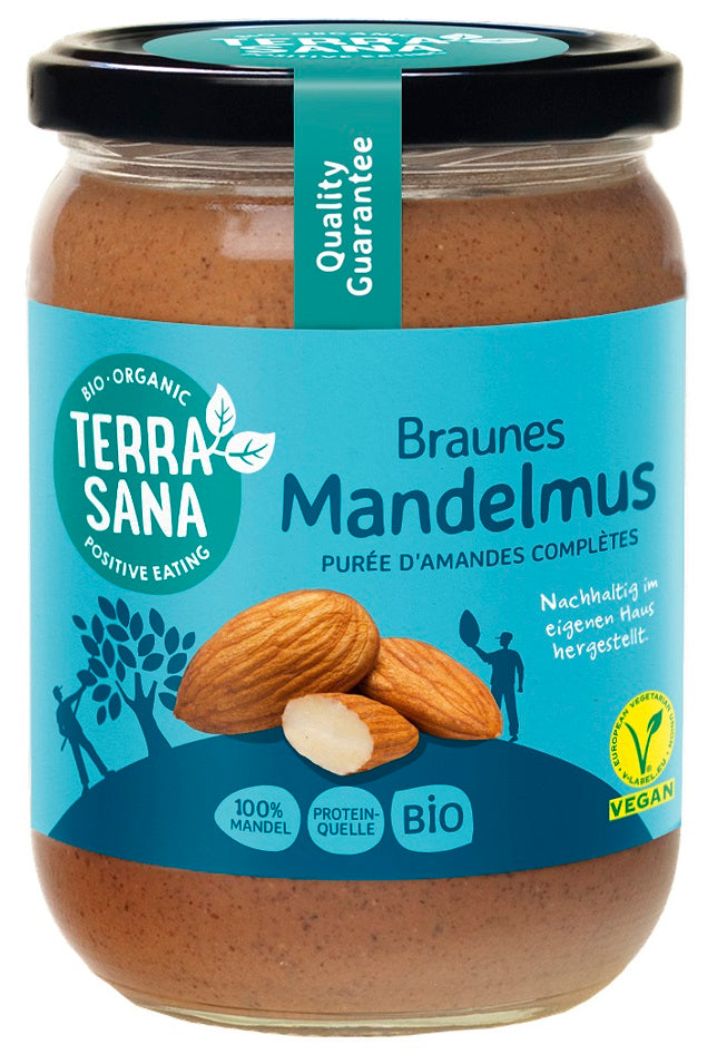 KREM Z MIGDAŁÓW PRAŻONYCH 100 % BIO 500 g - TERRASANA