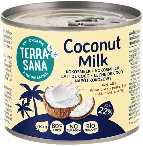 COCONUT MILK - NAPÓJ KOKOSOWY BEZ GUMY GUAR (22 % TŁUSZCZU) BIO 200...