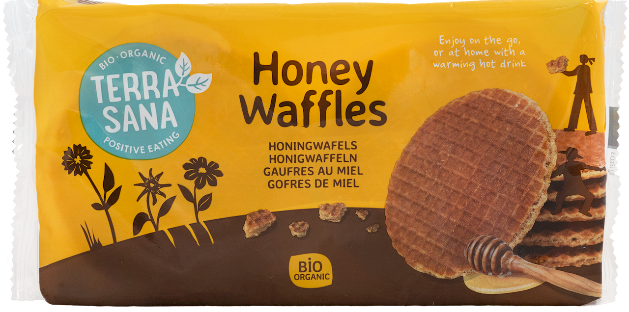 WAFELKI MIODOWE BIO 175 g - TERRASANA