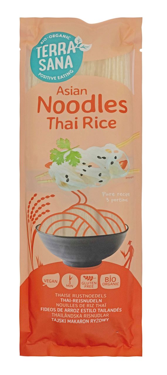 MAKARON (RYŻOWY) NOODLE SPAGHETTI BEZGLUTENOWY BIO 250 g - TERRASANA