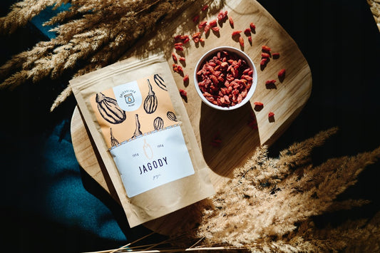 JAGODY GOJI suszone słońcem SUPERFOODS owoce DUŻA PACZKA