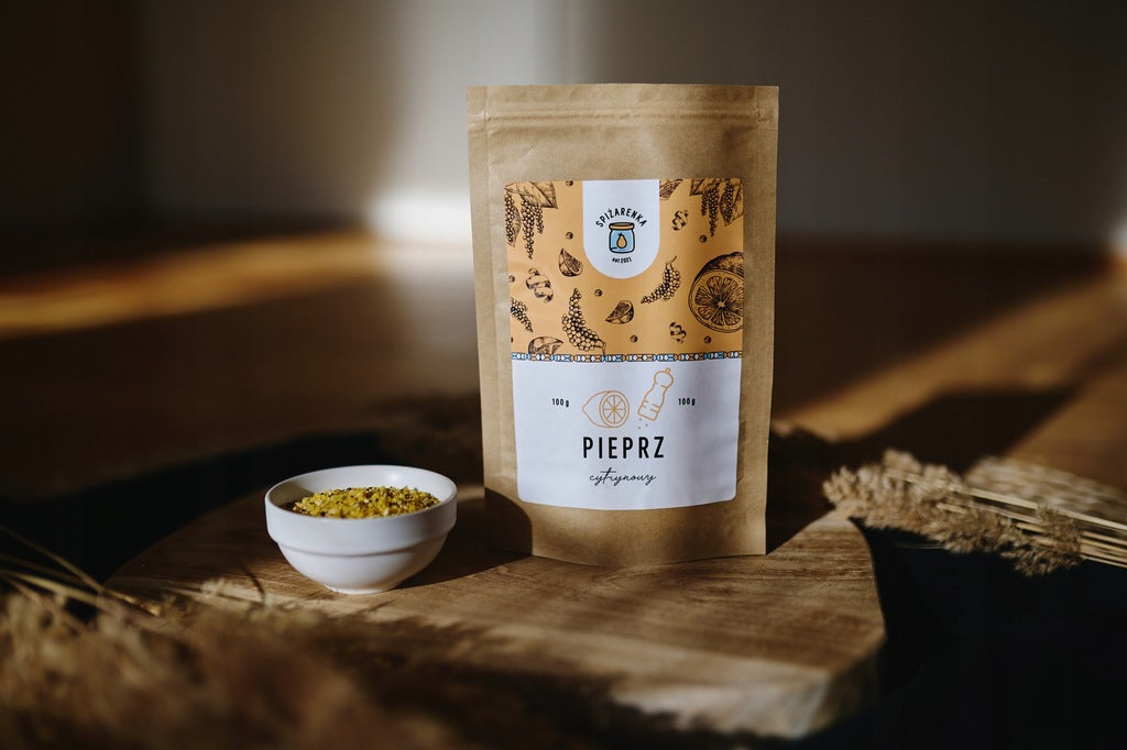 PIEPRZ CYTRYNOWY do ryb sałatek sosów aromatyczny DUŻA PACZKA
