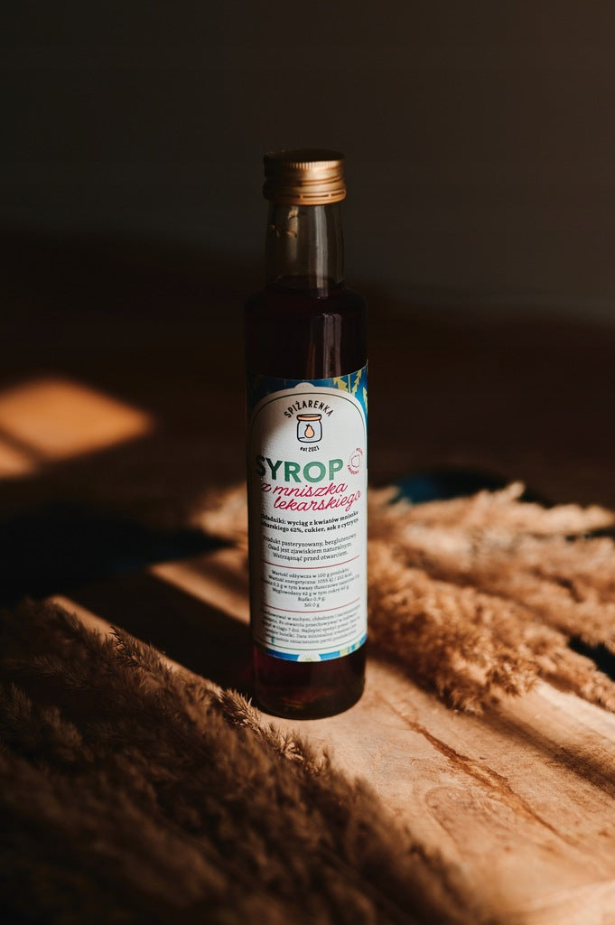 SYROP Z MNISZKA LEKARSKIEGO naturalny 250ml na kaszel PREZENT