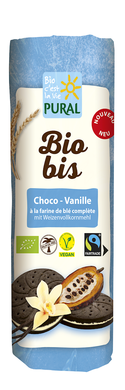 CIASTKA MARKIZY KAKAOWE Z KREMEM WANILIOWYM FAIR TRADE BIO 320 g...