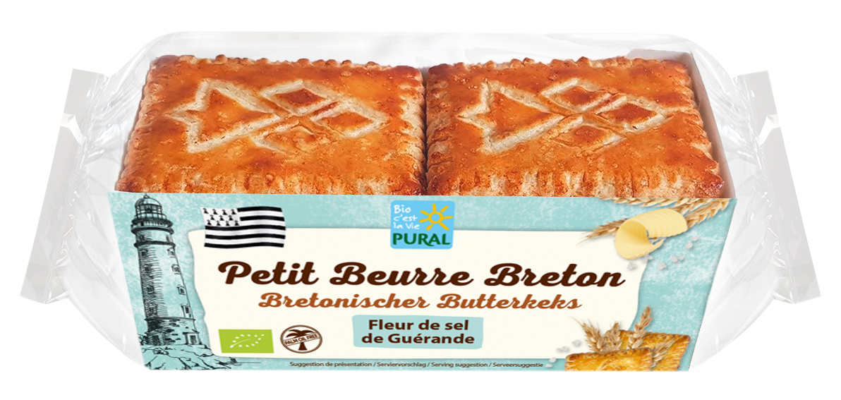 CIASTKA MAŚLANE BRETOŃSKIE Z SOLĄ MORSKĄ BIO 220 g - PURAL